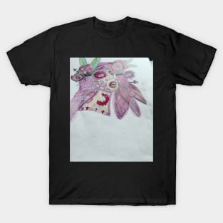 Purple Girl with Roses (Pride) T-Shirt